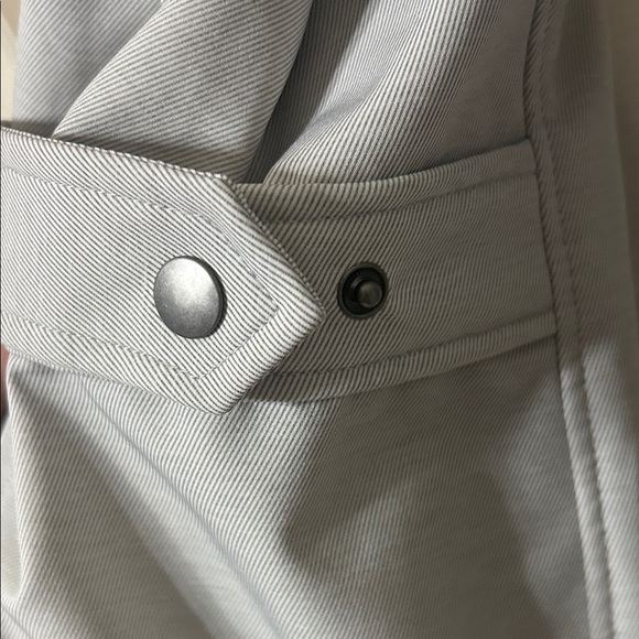 Free Country Light Gray Water Resistant Rain Coat with Removable Hood sz 2X - Picture 8 of 16